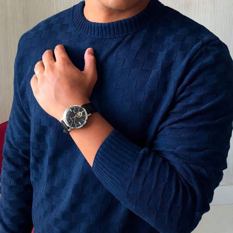Blusa De Frio Masculina Trico Suéter Lã Gola Careca Xadrez