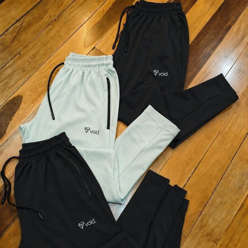 Kit 2 Calças Jogger Tactel Com Elastano Impulse