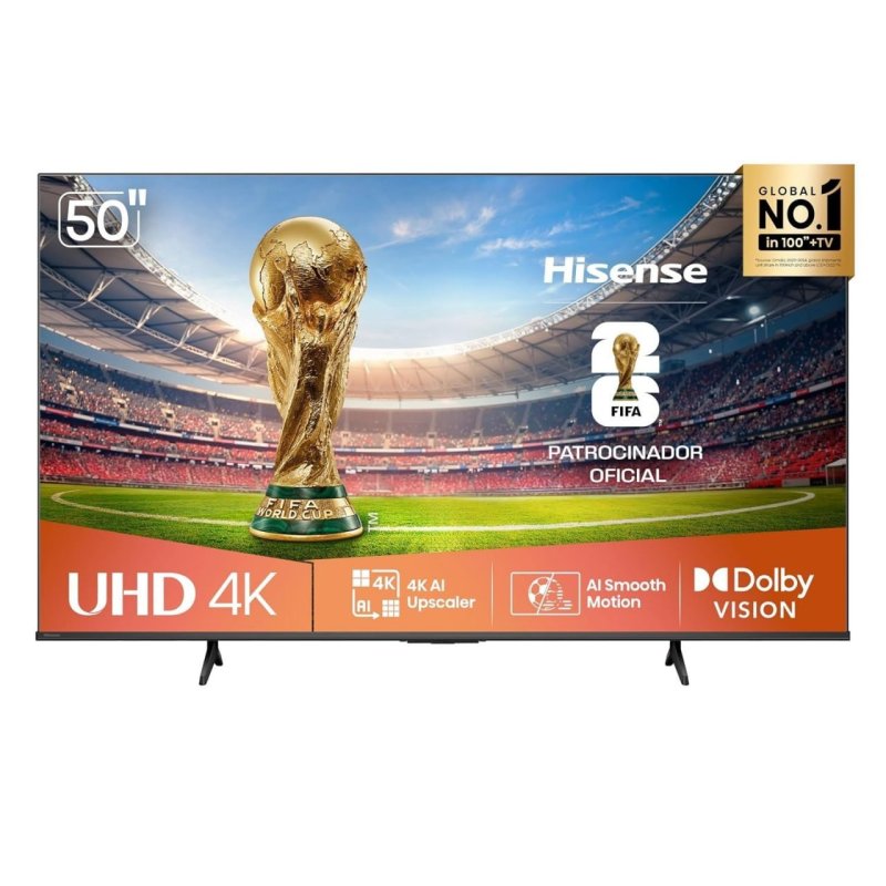 Smart Tv 4K 50" Polegadas 50A6NV com Dolby Vision, HDR10 Hisense
