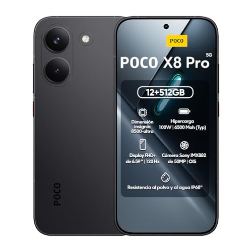 Smartphone Xiaomi Poco X8 Pro 512GB / 12GB Ram (Preto)