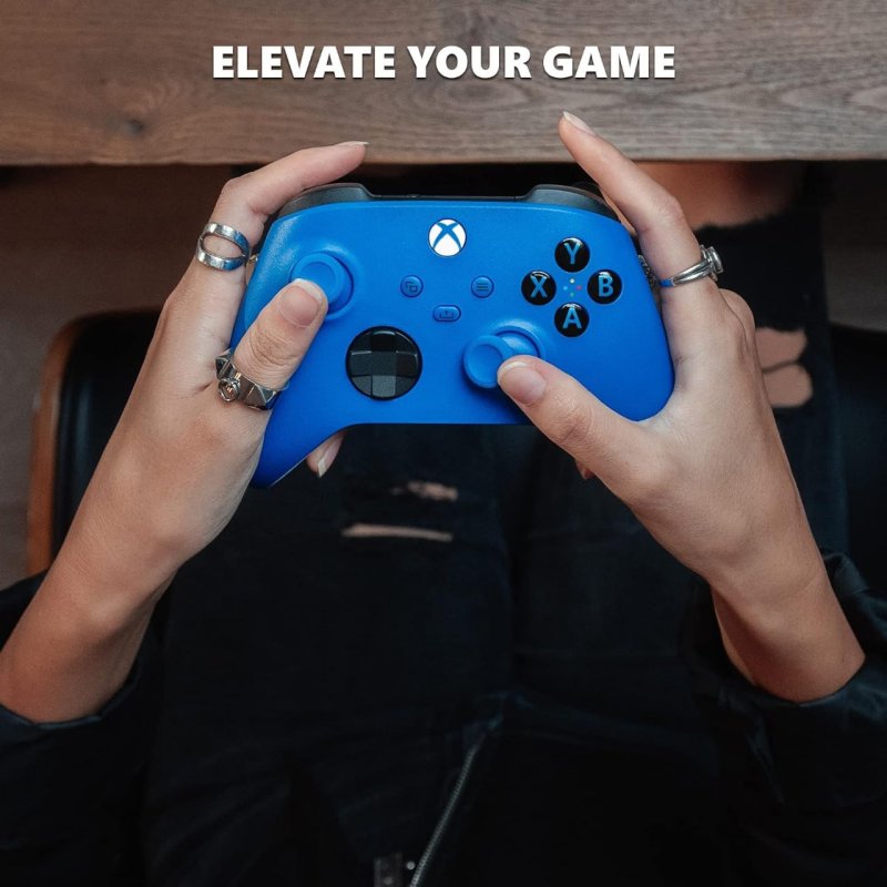 Controle Sem Fio Xbox - Shock Blue - Compatível Xbox One/Series