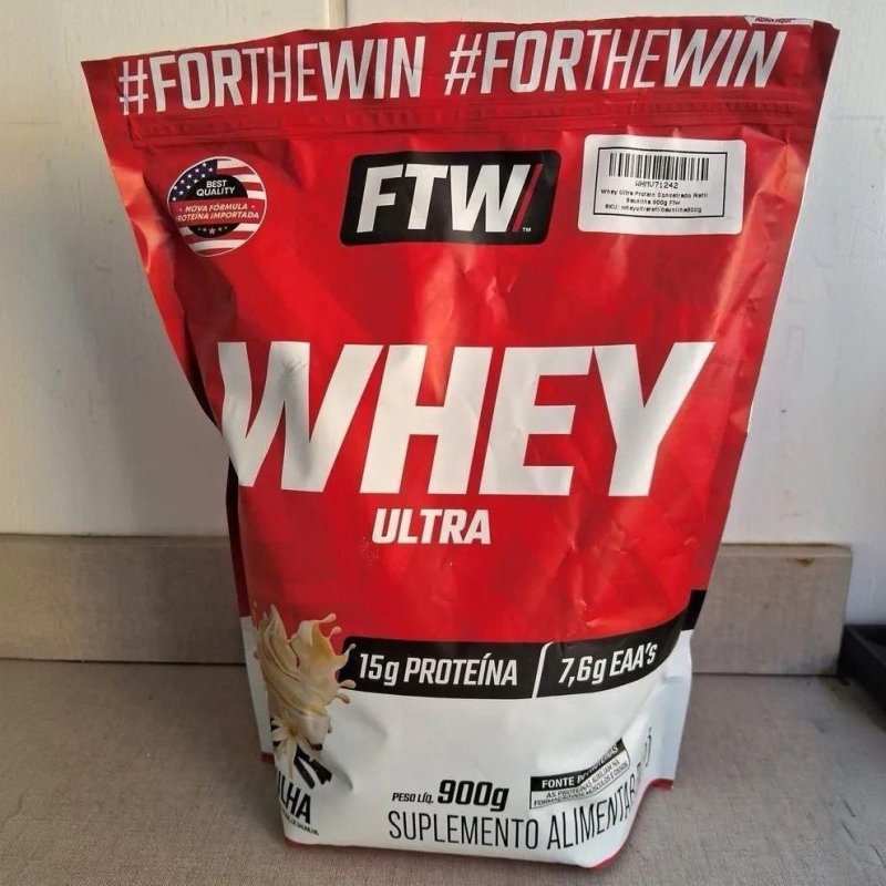 Whey Protein Ultra Refil 900g Sabor Baunilha - FTW