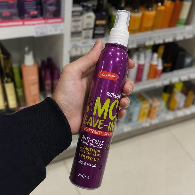 Soft Hair Mc Leave In (Defrizante Spray) Vinagre De Maçã