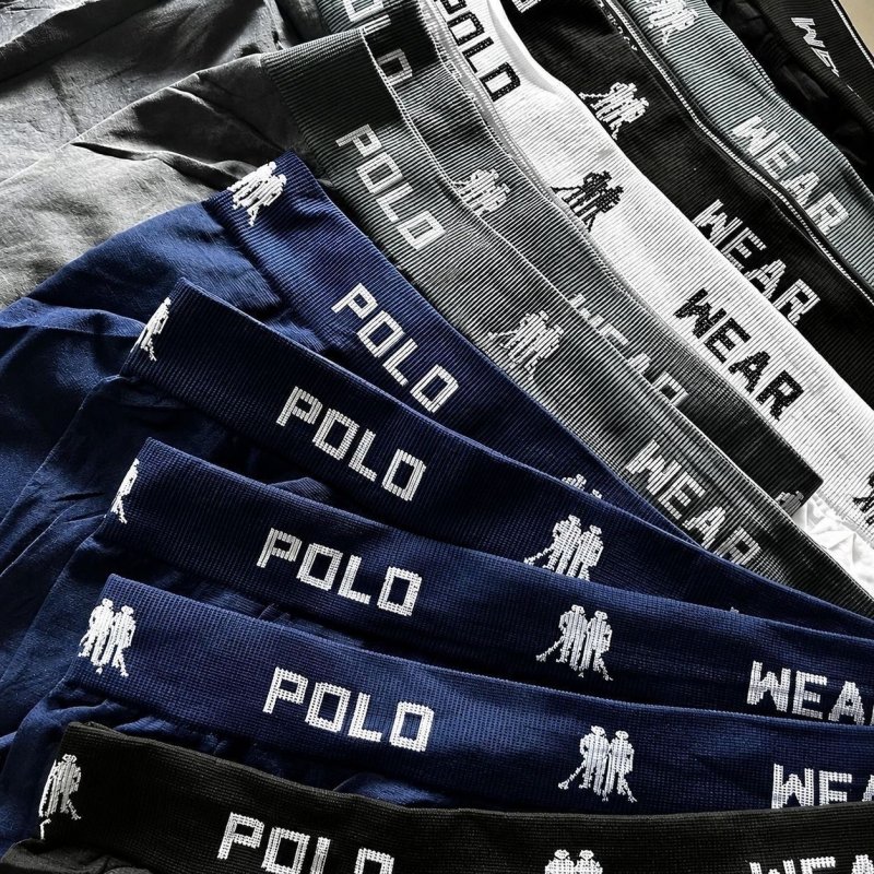 Kit 10 Cuecas Boxer Lisa Polo Wear Sortido
