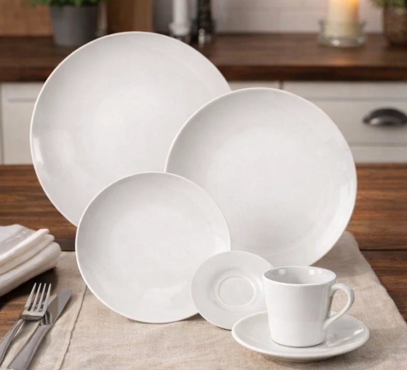 Aparelho De Jantar Tramontina Leonora Em Porcelana 20 Peças