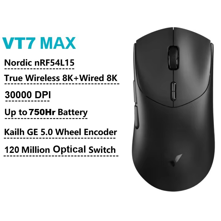 Rapoo VT7 MAX Mouse Gamer 2.4ghz 8K PAW3950