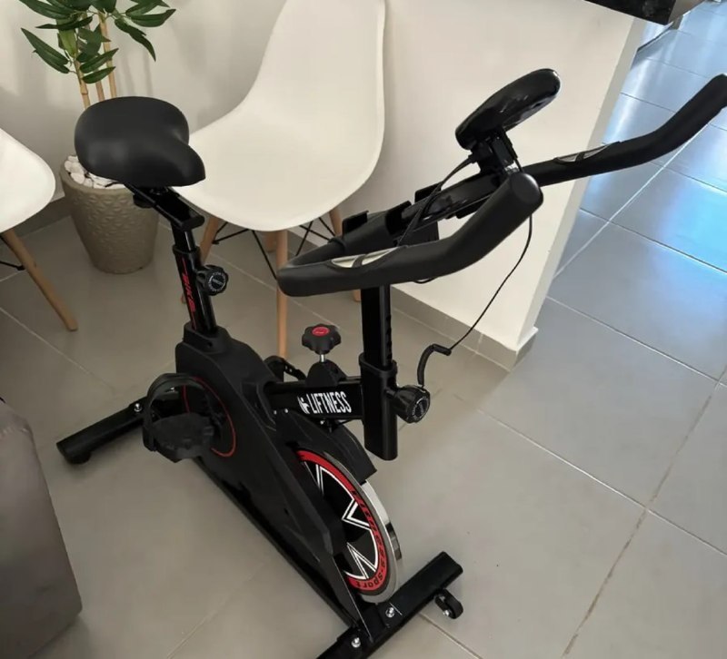 Liftness Bicicleta Ergométrica Spinning Profissional 120kg Silenciosa