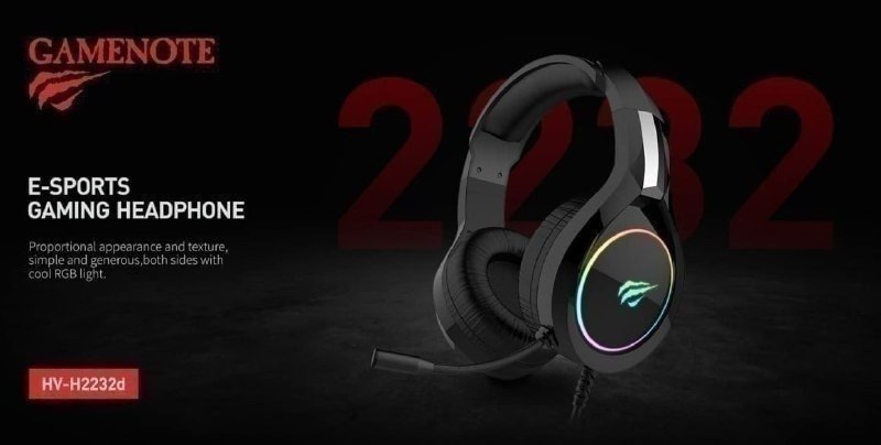 Headset Havit H2232d, Gamer, Iluminação RGB, com Microfone