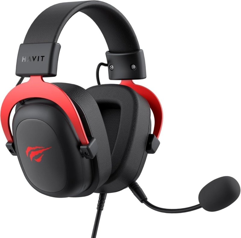 Headphone Fone de Ouvido Havit H2002d Black Red