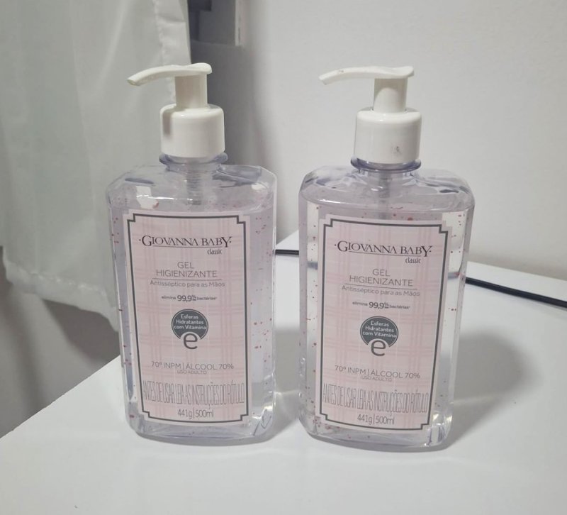 Gel Higienizante 70% Classic 500Ml, GIOVANNA BABY, Rosa