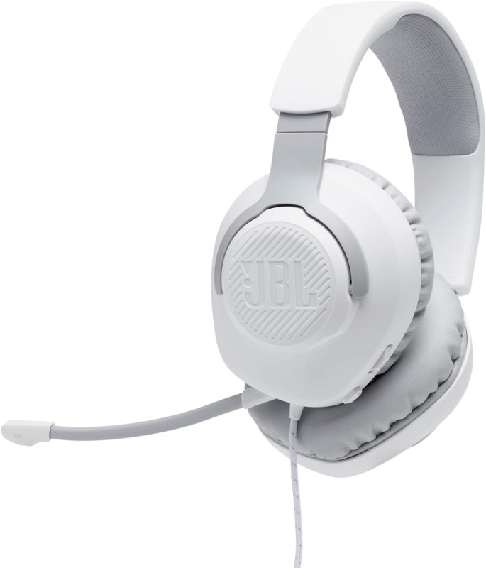 Headset Gamer JBL Quantum 100 Over Ear Branco
