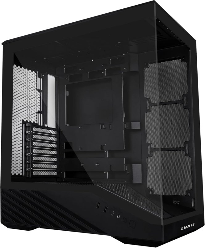 Gabinete Gamer Lian Li Vector V100 Preto Sem Fans V100X
