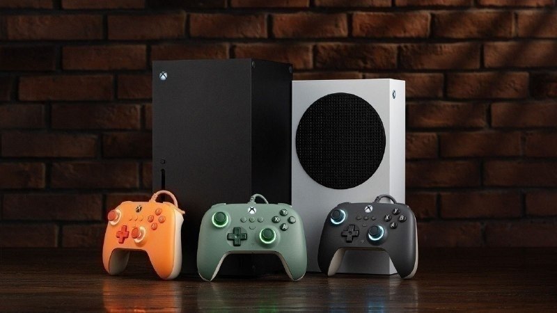 Controle Xbox - 8Bitdo Ultimate C para Xbox, licenciado para Xbox, com Hall Effect