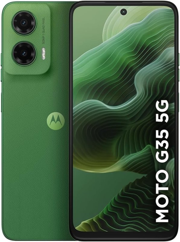 Smartphone Motorola Moto g35 5G - 128GB 12GB (4GB RAM+8GB Ram Boost) e Camera 50MP com AI NFC Tela 6.7"