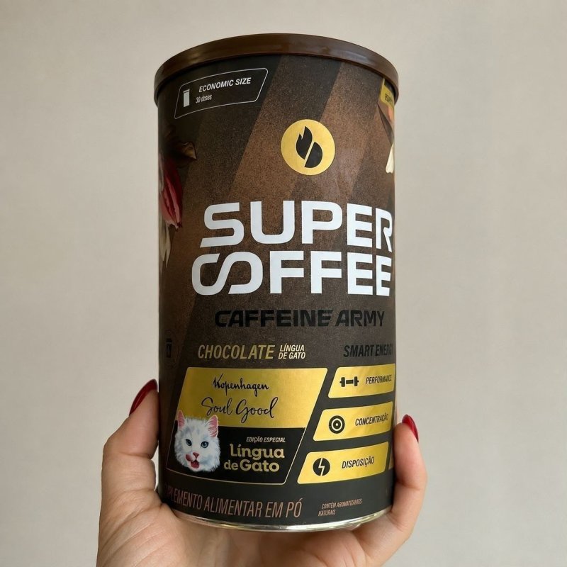 SuperCoffee Língua de Gato 380g Caffeine Army