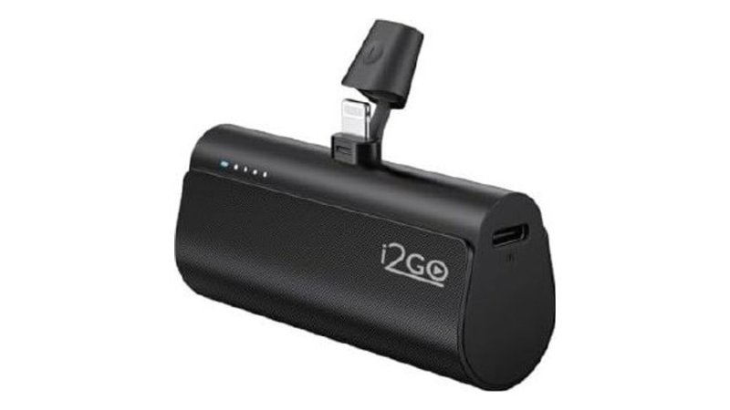 I2GO, Carregador Portátil (Power Bank), Pocket, 5000mAh, Não Necessita Cabos, Modelo Lightning