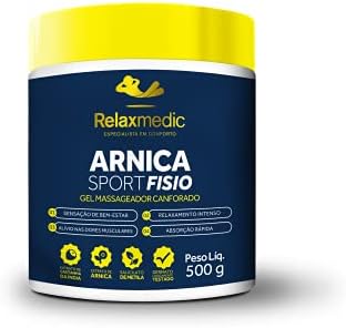 Gel Massageador Arnica Sport Fisio Canforado Muscular Relaxmedic