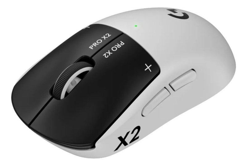 Mouse Gamer Sem Fio Logitech G PRO X2 SUPERSTRIKE LIGHTSPEED, 61 g, Cliques Táteis Personalizáveis