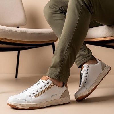 Sapatênis Rover Sandrini Masculino Ziper Elastico Leve