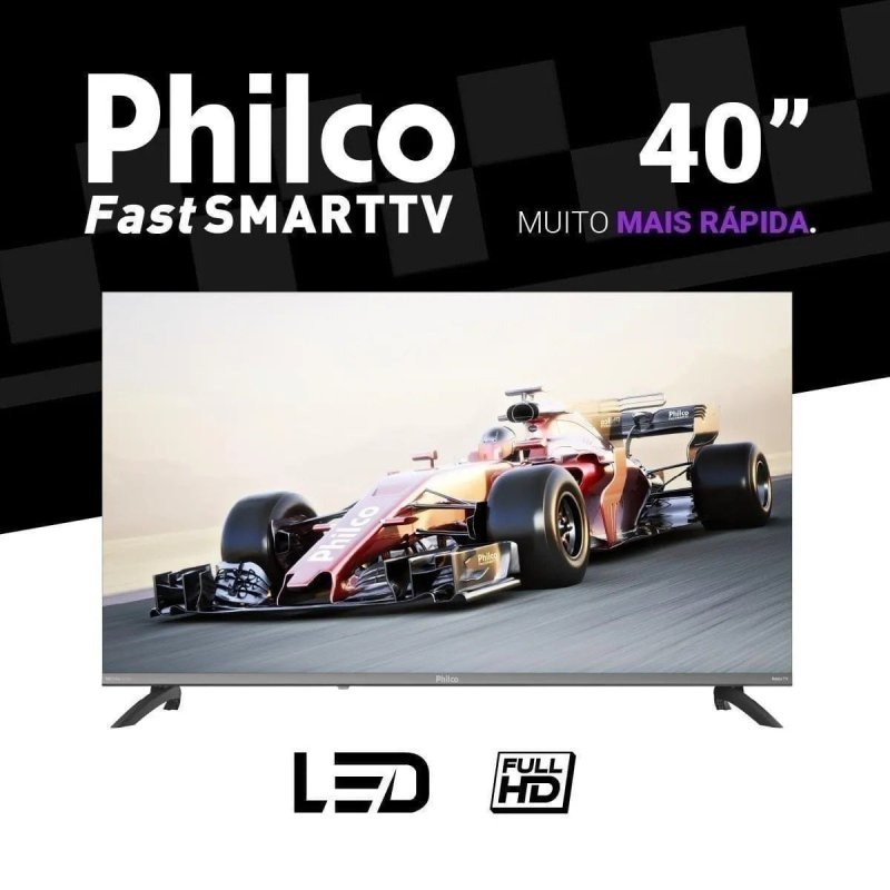 Smart Tv 40" Philco Roku Tv HDR10 Dolby Áudio P40CRA