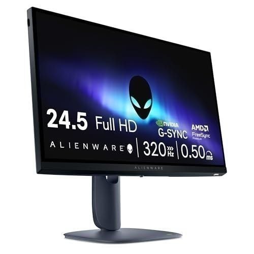 Monitor Gamer Alienware 25" Full HD (1920 x 1080) – 320Hz – Fast IPS 0,5ms