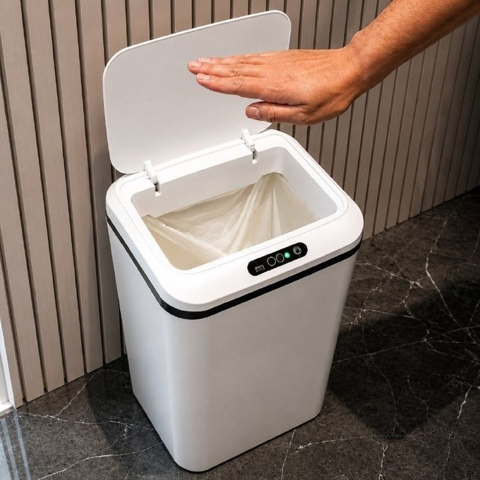 Lixeira Inteligente Automática com Sensor Anti Odor 16L