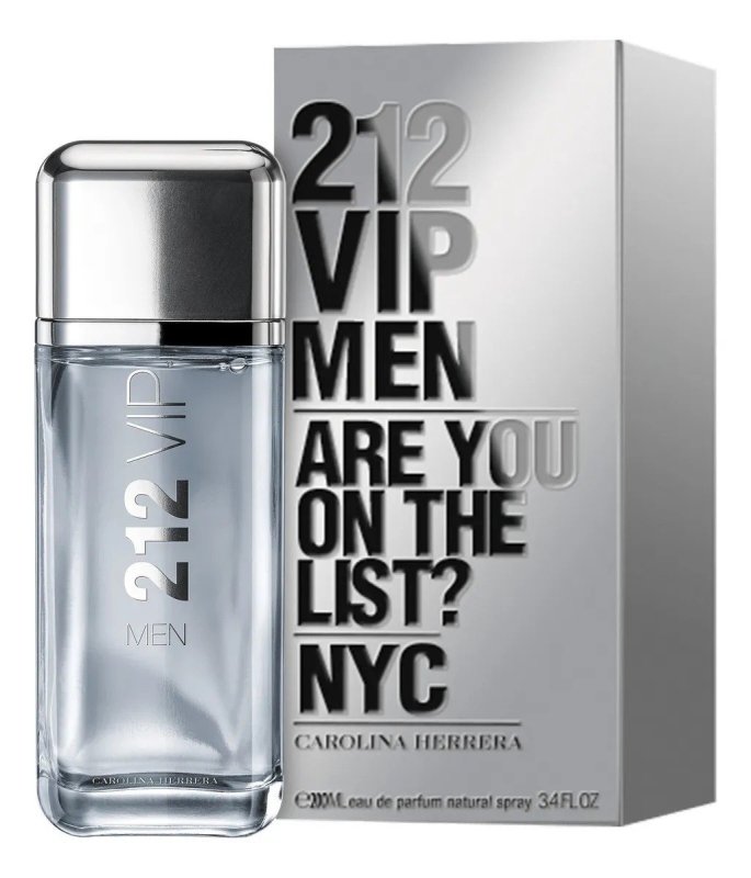 Perfume Carolina Herrera 212 VIP Men Eau de Toilette 200ml masculino