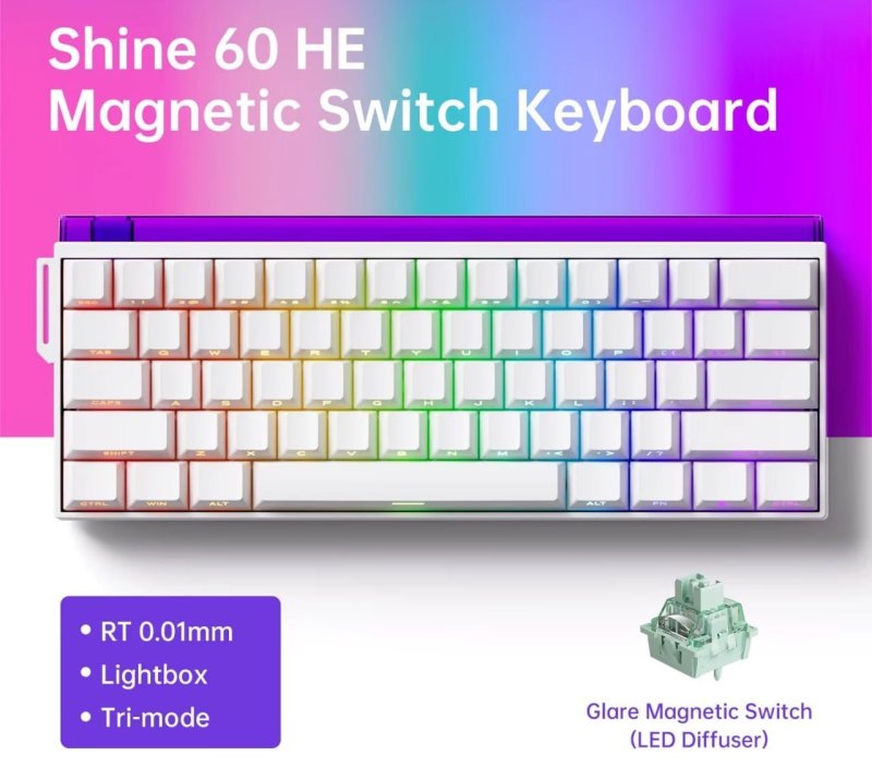 Teclado Magnético Shine60 HE
