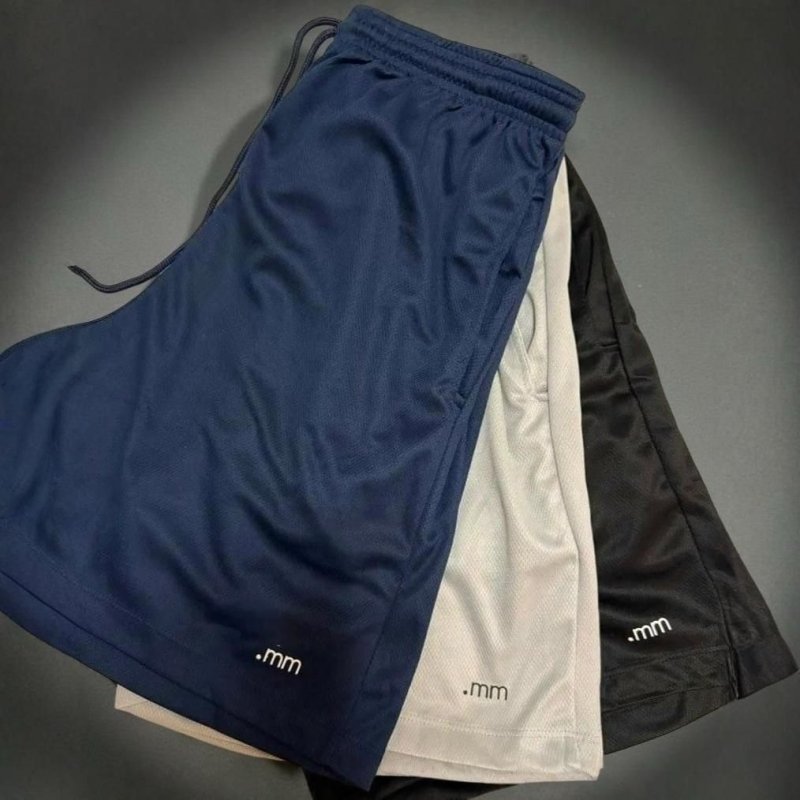 Kit3 Short Futebol Bermuda Masculina Academia Treino Esporte + Frete Grátis