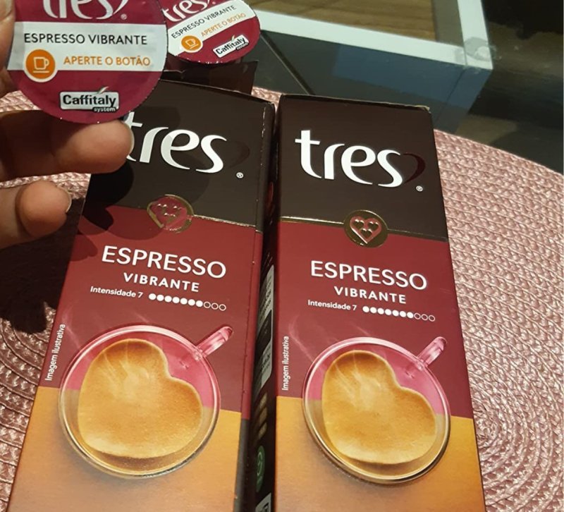 3 Corações Capsula Café Espresso Vibrante TRES - 10 unidades