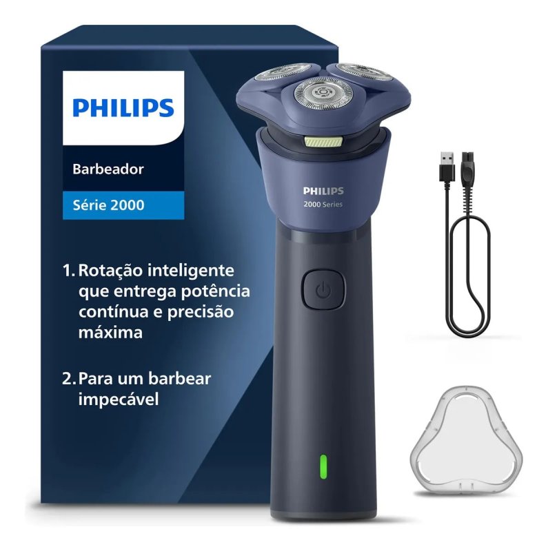 Barbeador Elétrico Philips Série 2000 S2885/00 – Uso Seco e Molhado