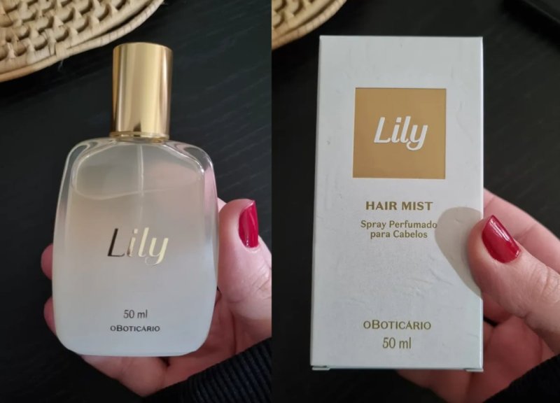 O Boticário Lily Spray Perfumado Para Cabelos 50ml
