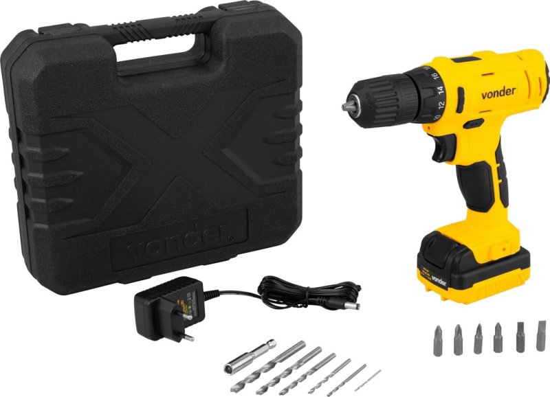 Parafusadeira/Furadeira a Bateria Vonder 12V