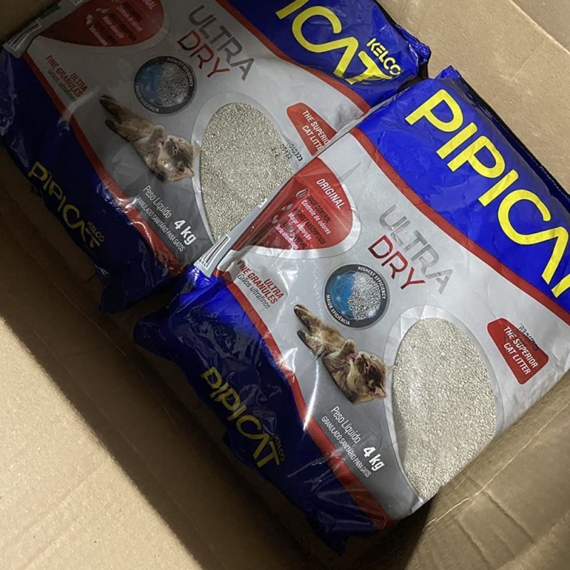 Pipicat Areia Higiênica Ultra Dry 4kg