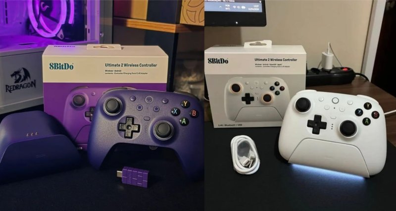 Controle 8BitDo Sem Fio Ultimate 2 TMR