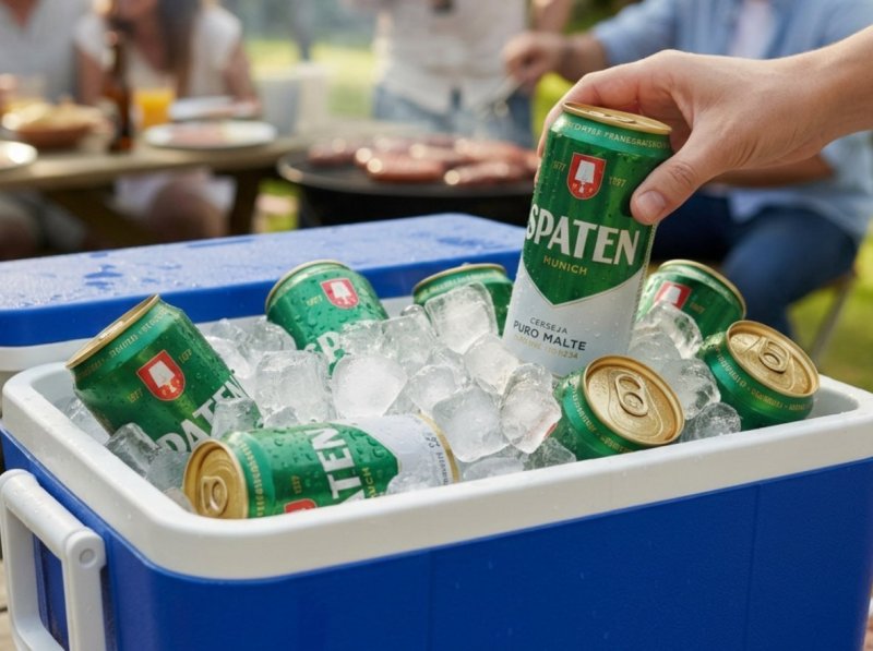 Pack Cerveja Spaten, Puro Malte, 350ml, Lata - 12 Unidades