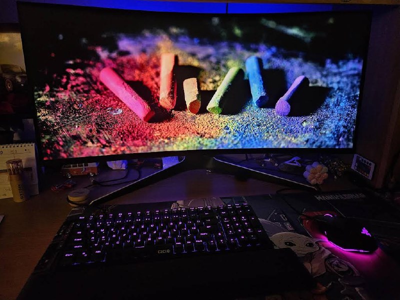 Monitor Gamer Curvo TCL 34 Polegadas QLED Mini LED WQHD R83Q 180Hz 1ms (GtG) HDR 1400 nits 34R83Q