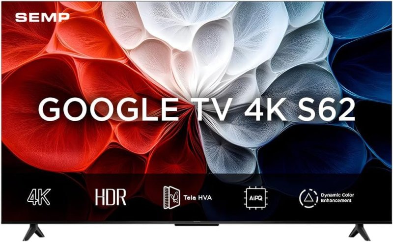 Semp 43 Polegadas LED 4K - Google TV WiFi Bluetooth HDR10+