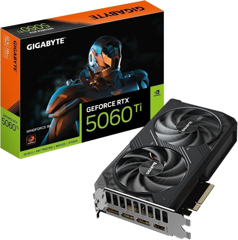 Placa de vídeo GeForce RTX 5060 Ti Windforce 8G 8GB GDDR7