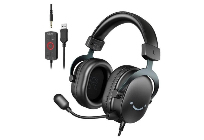 Headset Gamer Fifine H9, Som Surround 7.1