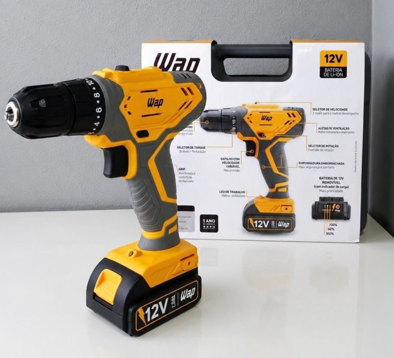 Parafusadeira E Furadeira De Impacto Wf 12k3.2 Wap