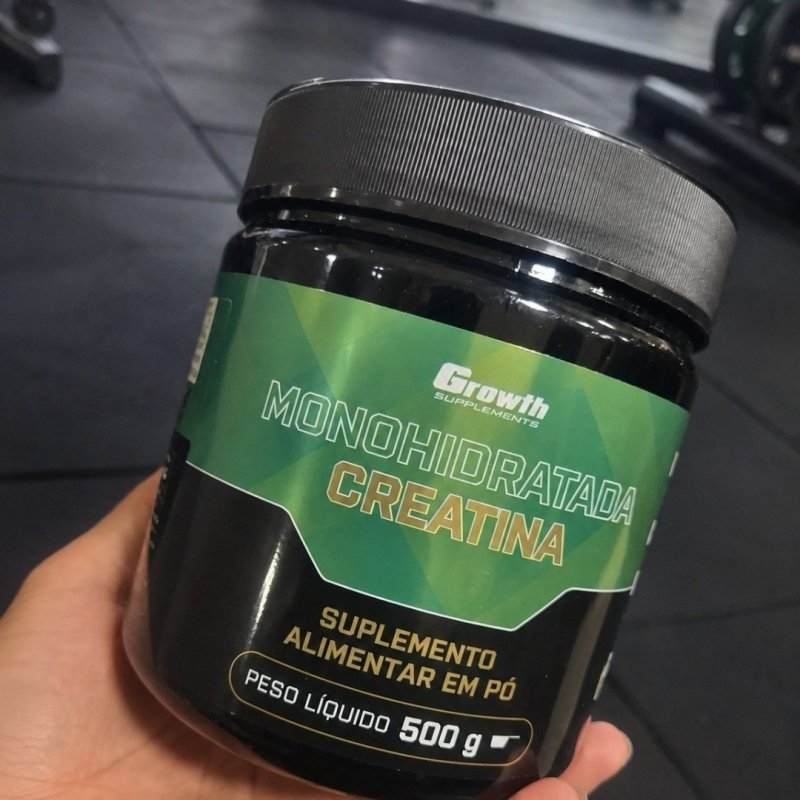 Creatina Monohidratada 500g Growth Supplements - Sem Sabor em Pó