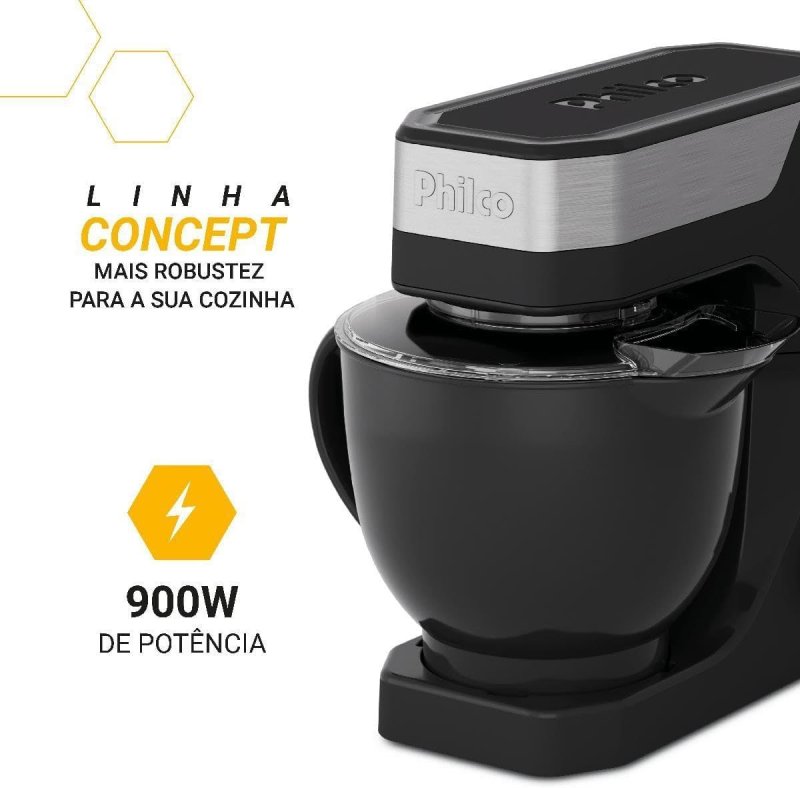 Philco Planetária PBP90A Turbo 900W - Batedeira Profissional