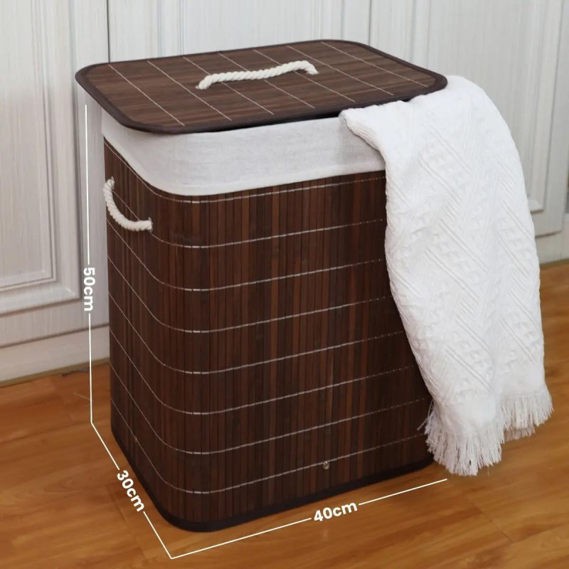 Cesto Bambu Retangular 50L