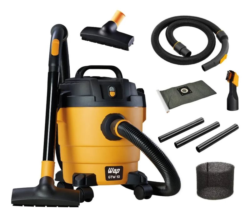 Aspirador de Pó e Água WAP GTW 10 Compact 1400W – 10 Litros