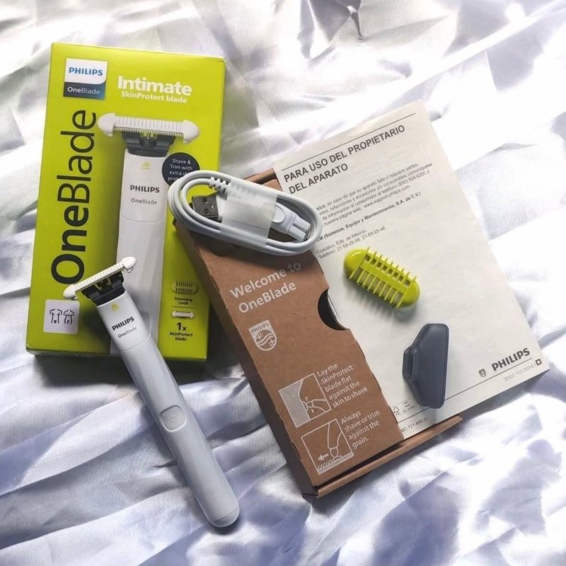 Aparador E Raspador Oneblade Intimate Qp1924/10 Philips