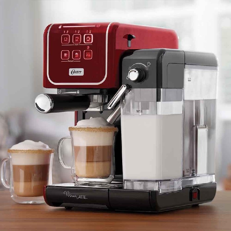 Cafeteira Espresso Oster PrimaLatte Touch Red - 220V