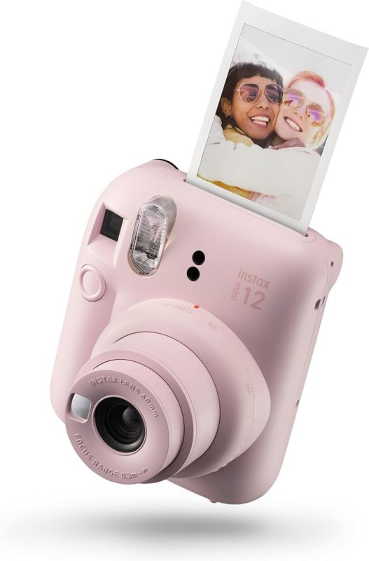 Fujifilm Instax Mini 12 - Câmera Instantânea - Rosa Gloss