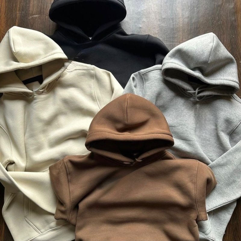 Kit 3 Abrigo Moletom Adulto Capuz Jaqueta Canguru Liso Frio