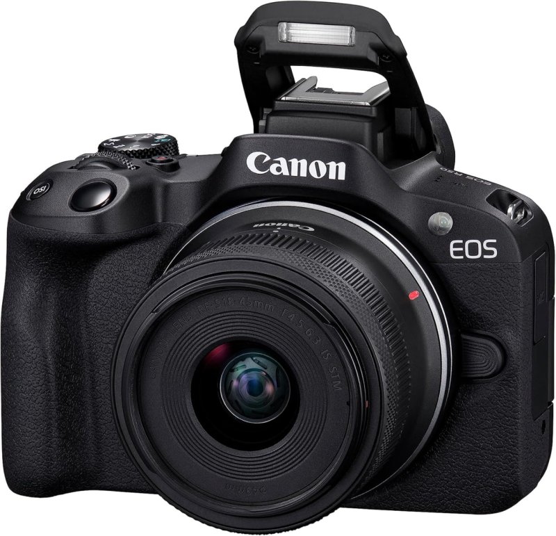 Canon R50 18-45 IS STM - Câmera Digital Espelhada